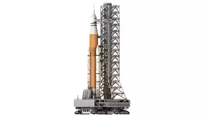 SLS Mobile Launcher Platform 3D model