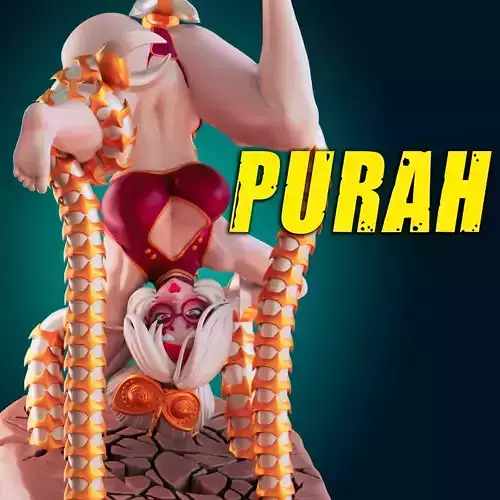 18 ADULT Purah From Zelda Tentacle Trap Figure Model Diorama 3D print model