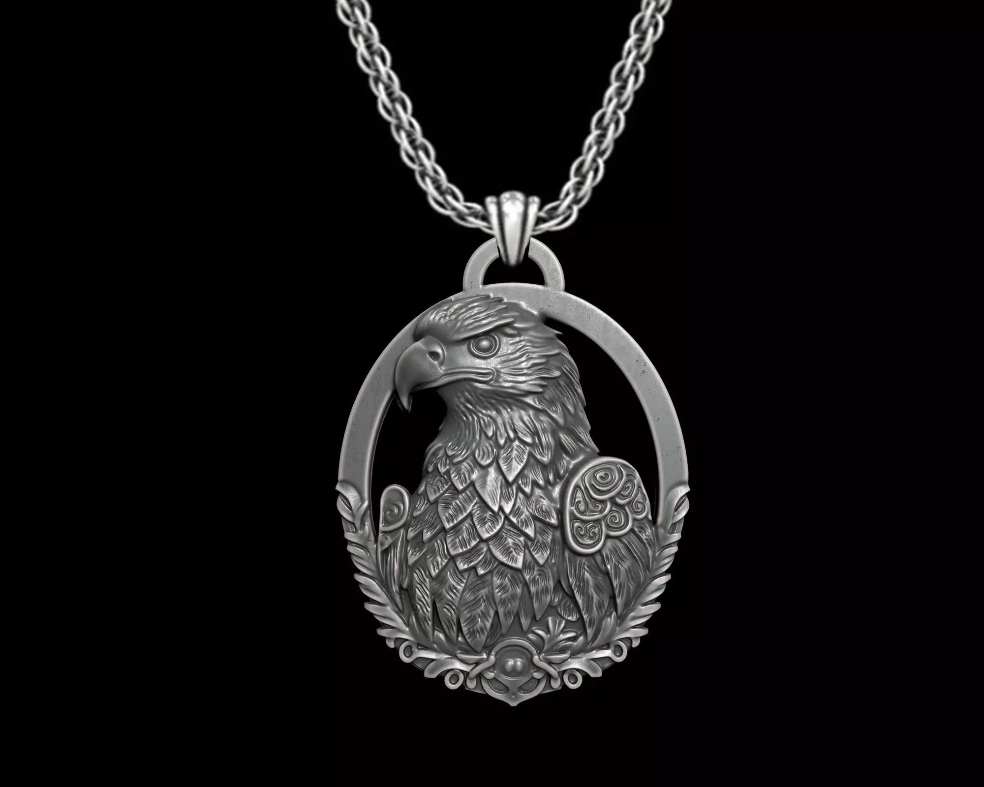eagle pendant 3D print model