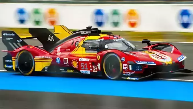 FERRARI 499P RIGGED 3D model