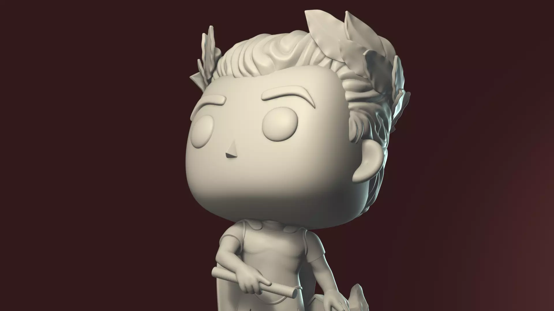 Gaius Julius Caesar Bobblehead Printable Figurine 3D print model_8