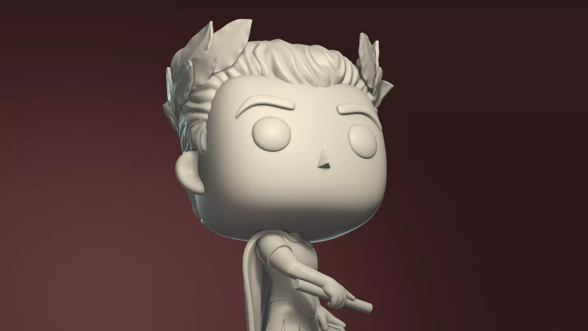 Gaius Julius Caesar Bobblehead Printable Figurine 3D print model_9