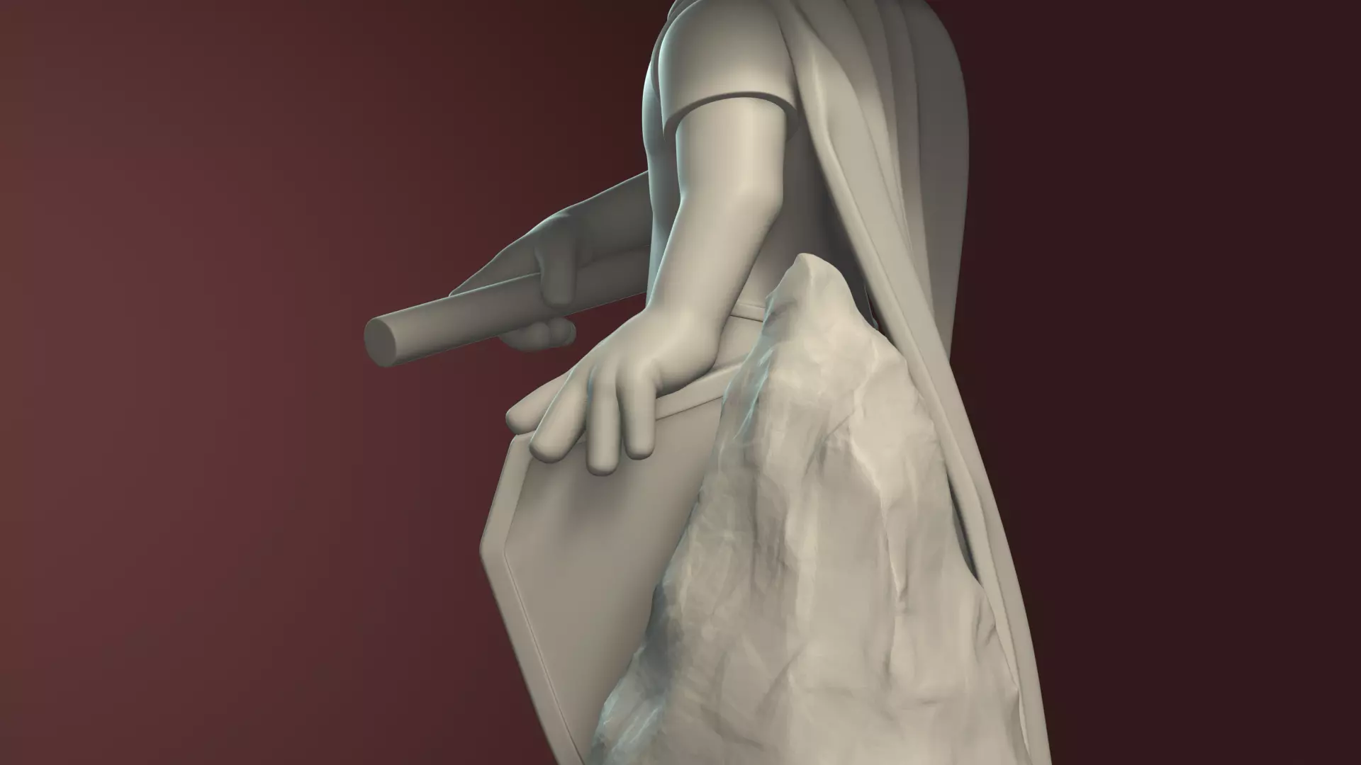 Gaius Julius Caesar Bobblehead Printable Figurine 3D print model_6