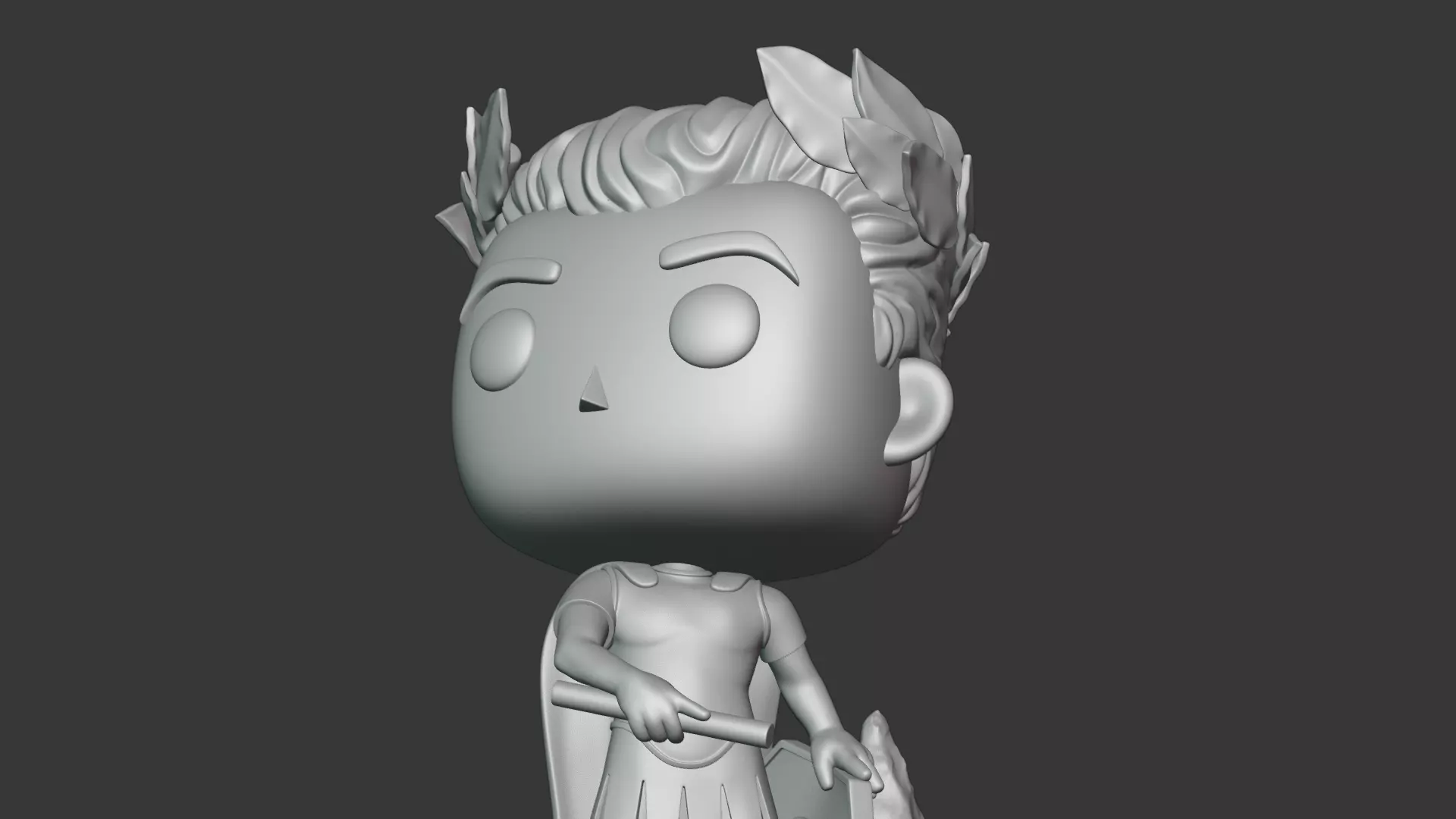 Gaius Julius Caesar Bobblehead Printable Figurine 3D print model_19