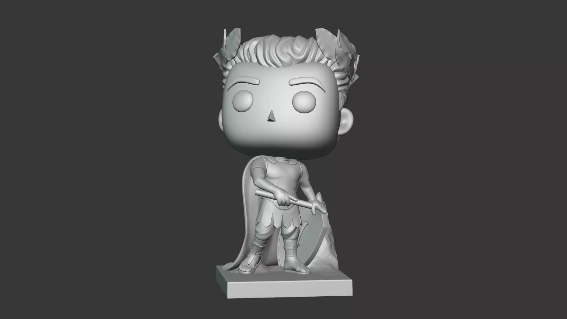 Gaius Julius Caesar Bobblehead Printable Figurine 3D print model_16