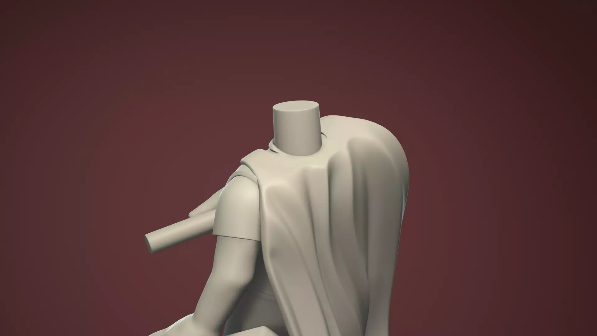 Gaius Julius Caesar Bobblehead Printable Figurine 3D print model_12