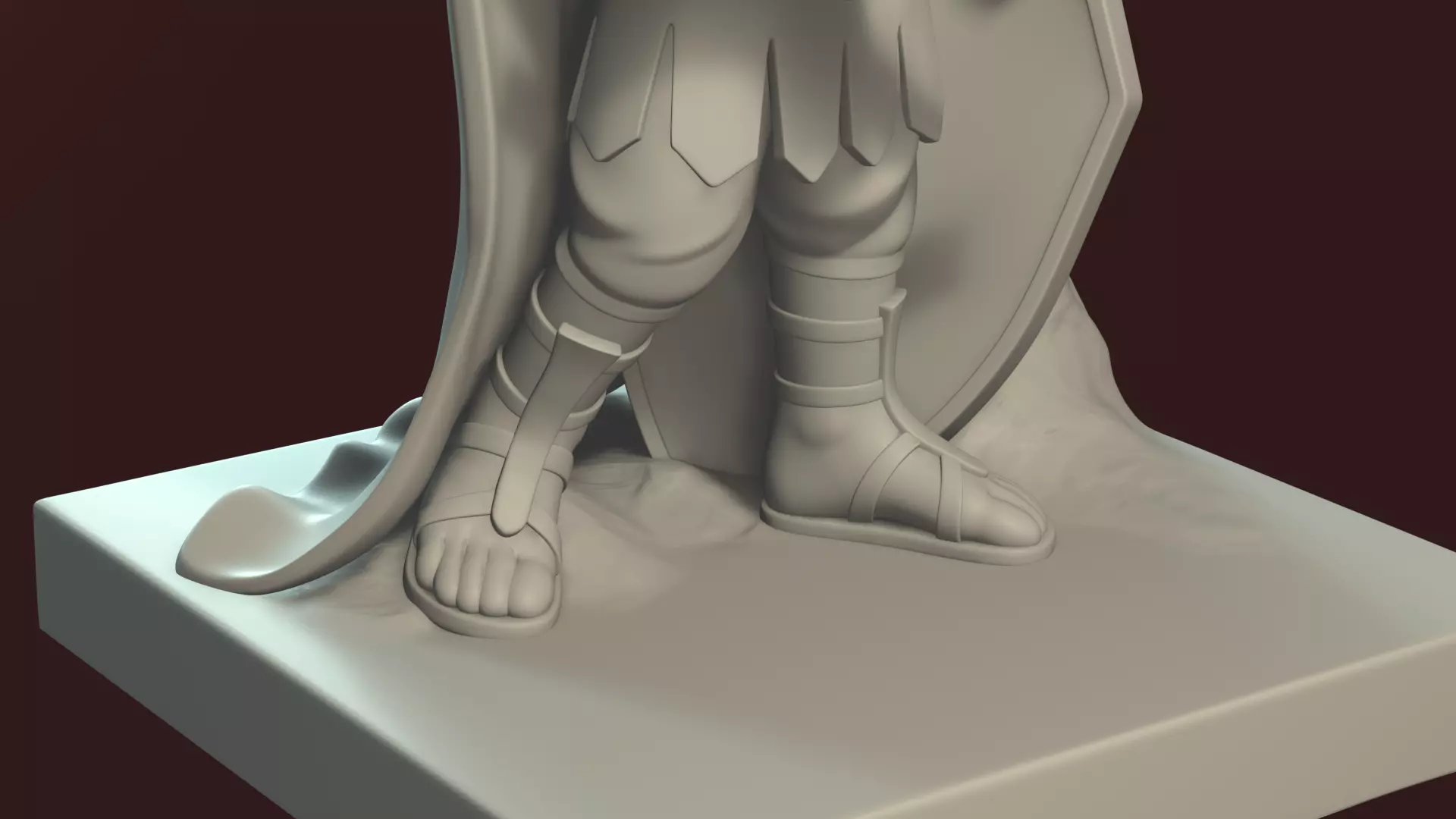 Gaius Julius Caesar Bobblehead Printable Figurine 3D print model_5