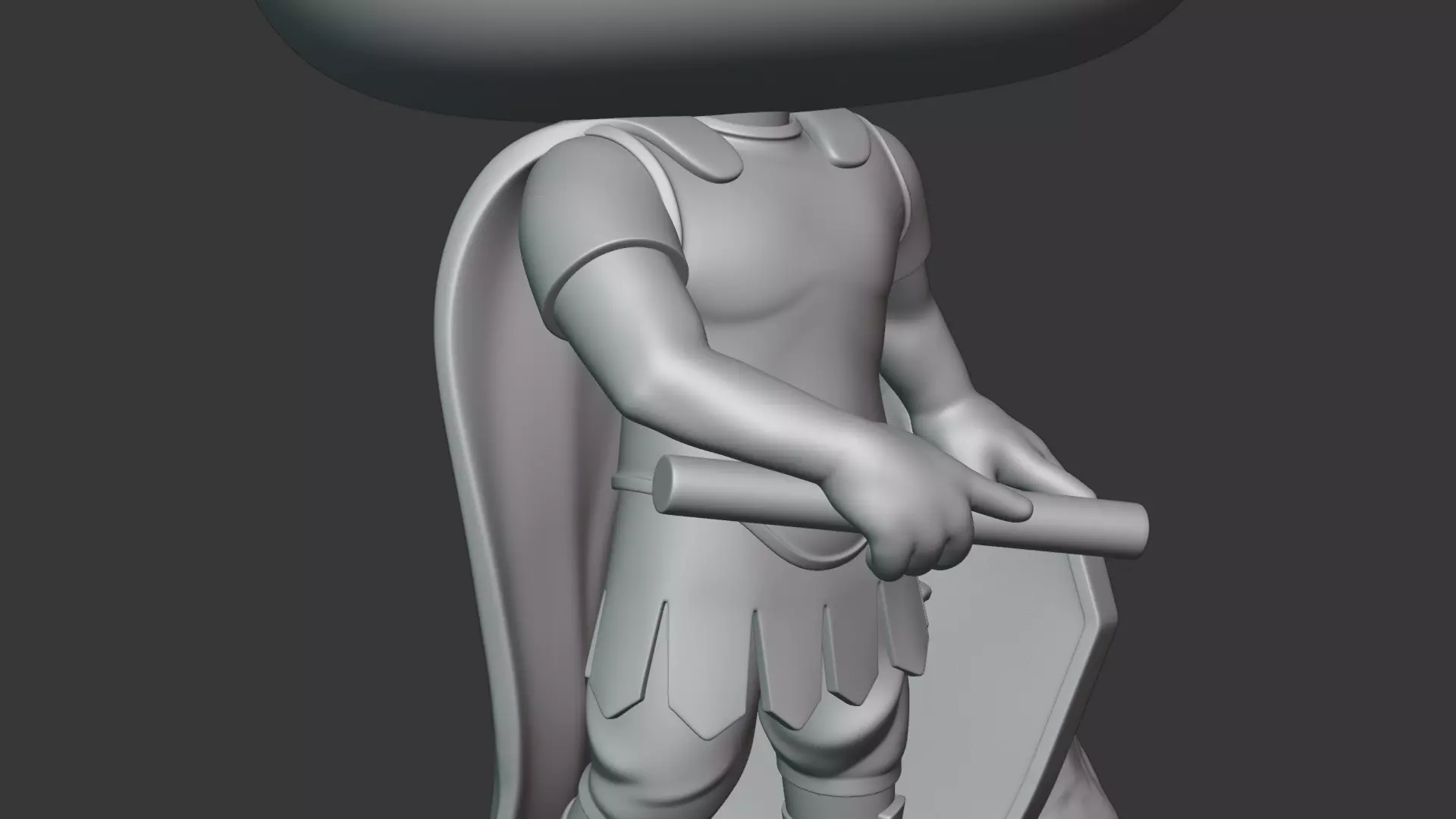 Gaius Julius Caesar Bobblehead Printable Figurine 3D print model_20