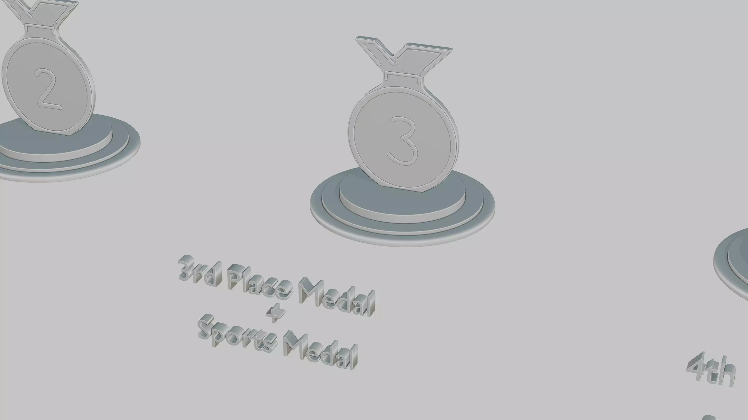 Emoji Statues Medals Collection 3D print model_11
