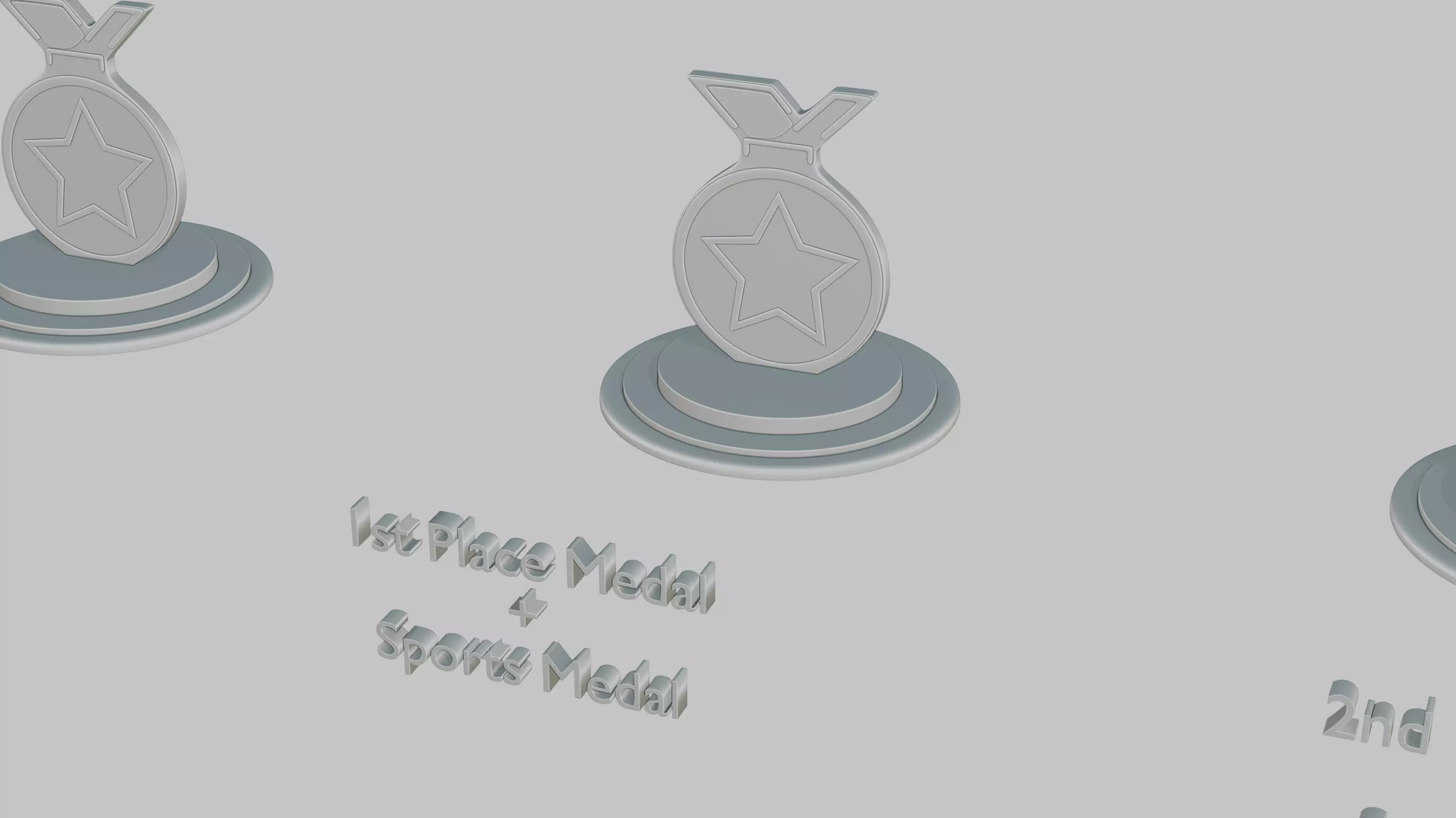 Emoji Statues Medals Collection 3D print model_8