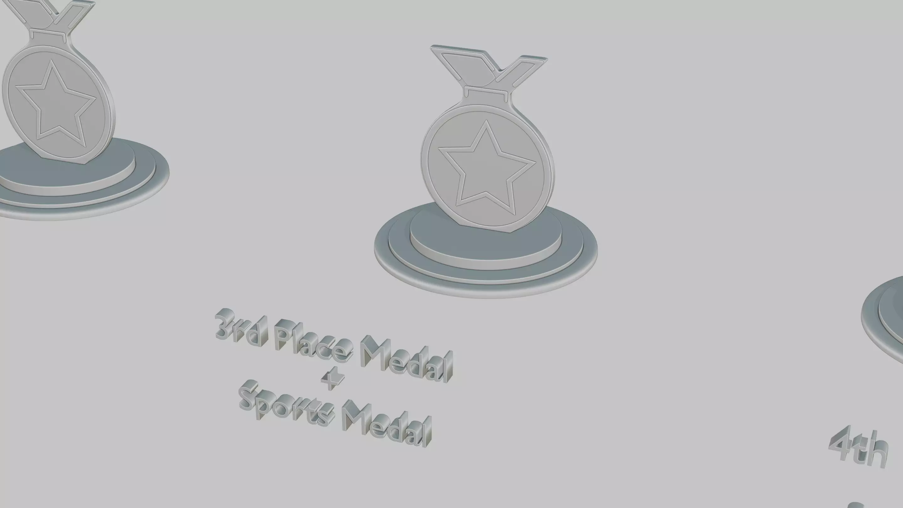 Emoji Statues Medals Collection 3D print model_12
