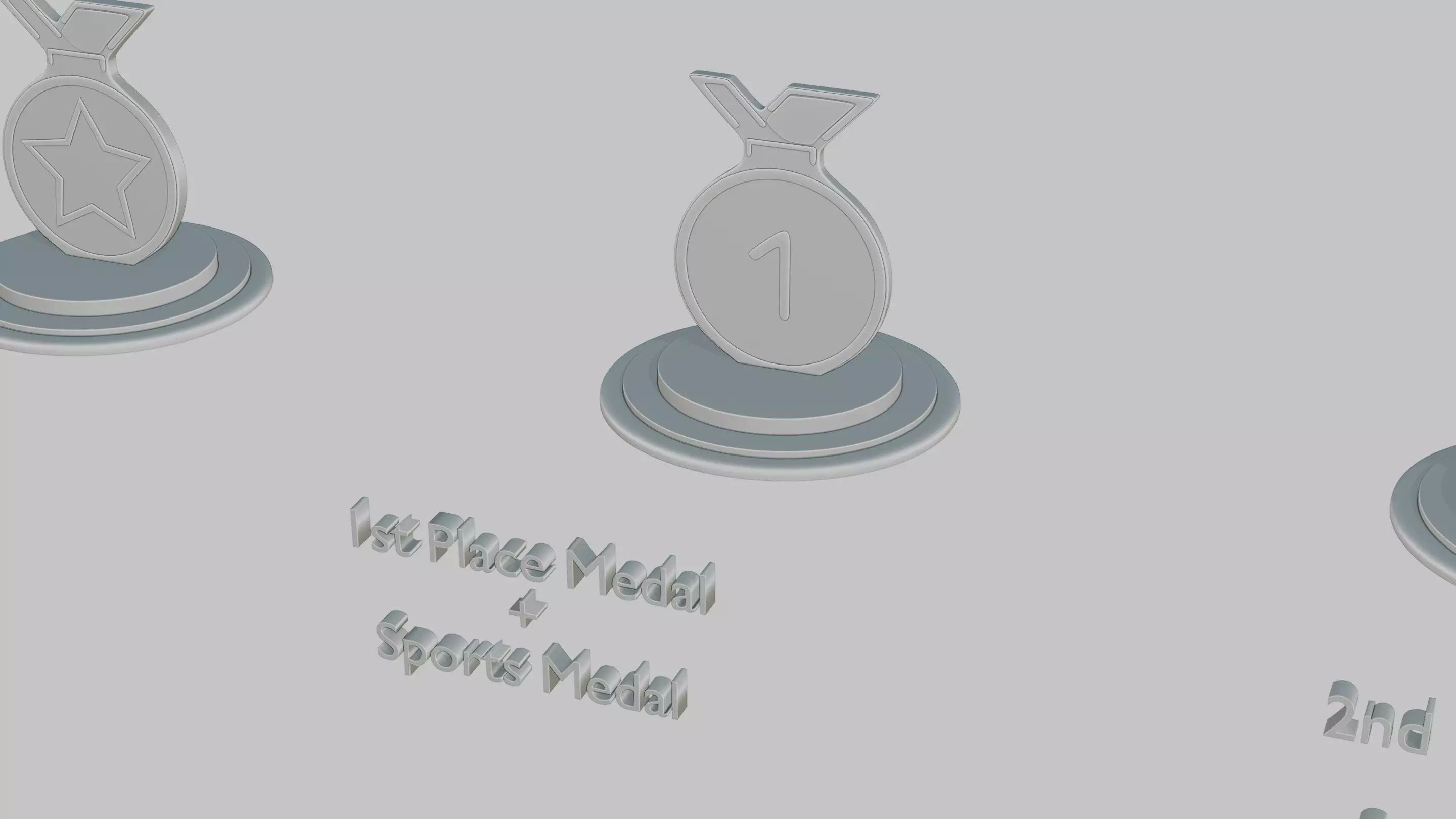 Emoji Statues Medals Collection 3D print model_7