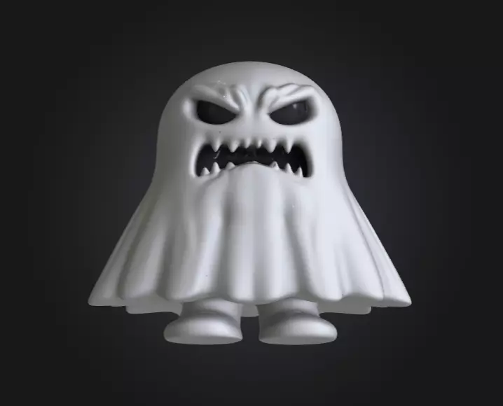Angry Mini Ghost 3D print model