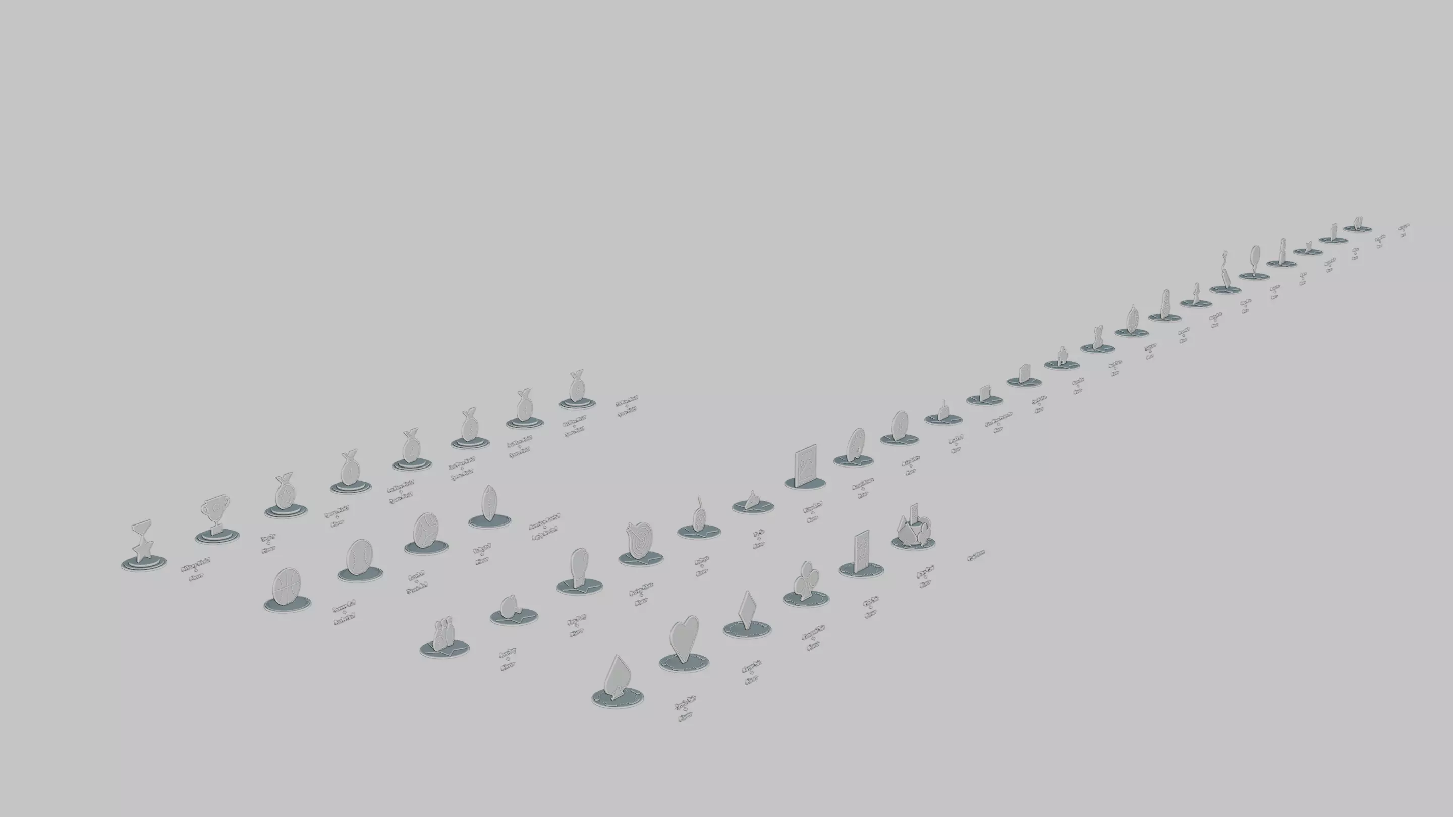 Emoji Statues Games Megapack 3D print model_0