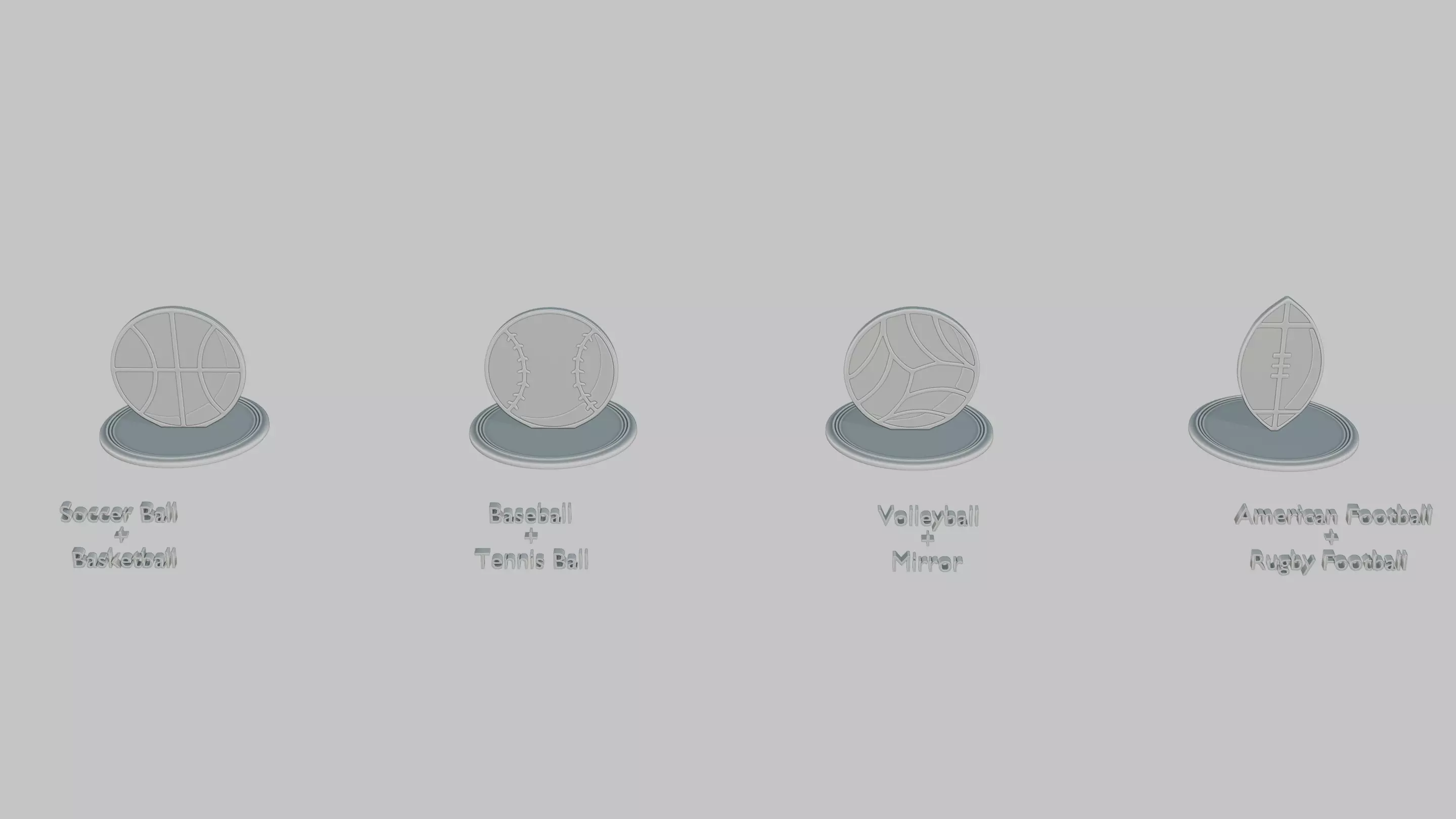 Emoji Statues Games Megapack 3D print model_3