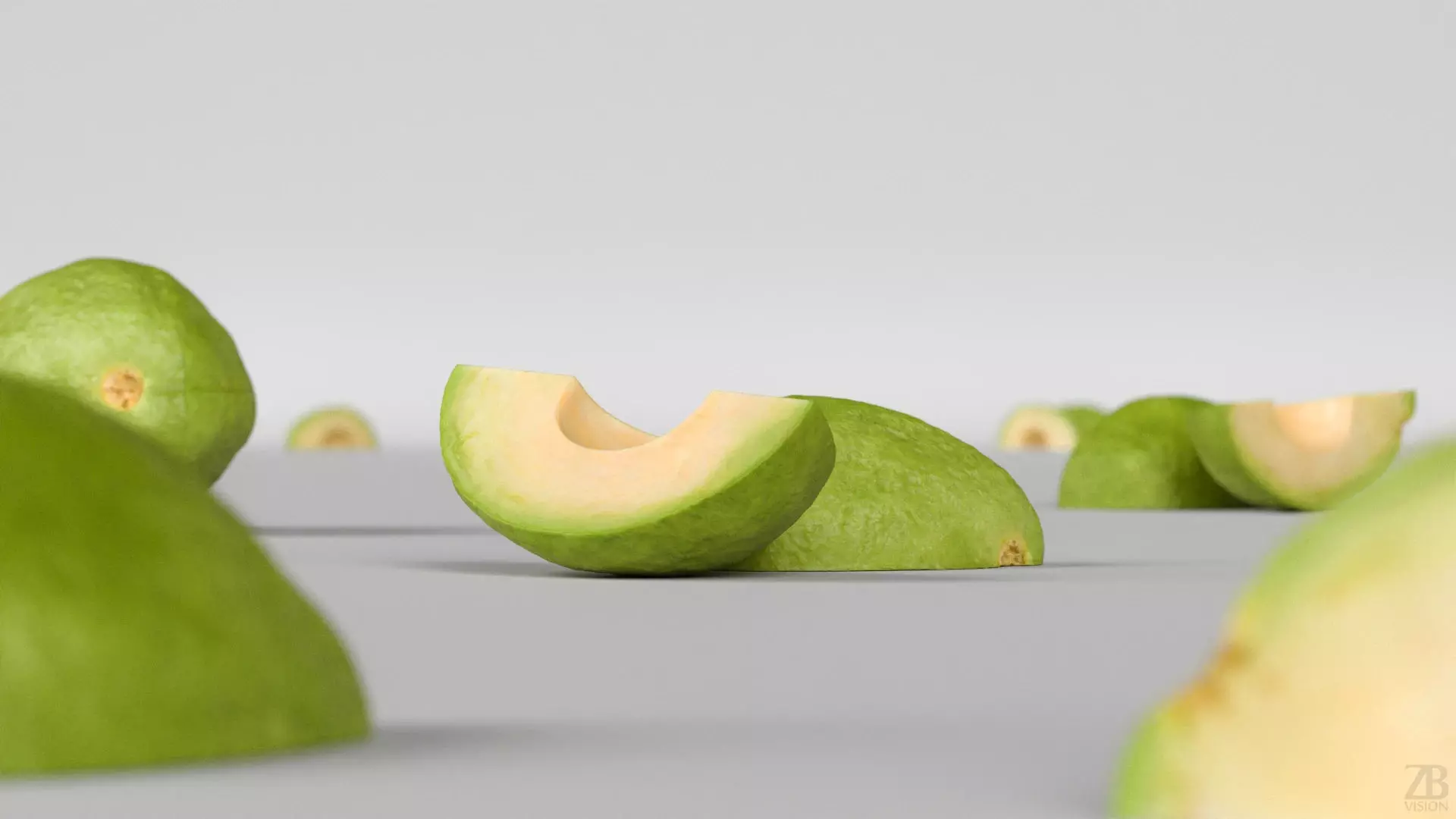 Avocado 3D model_1