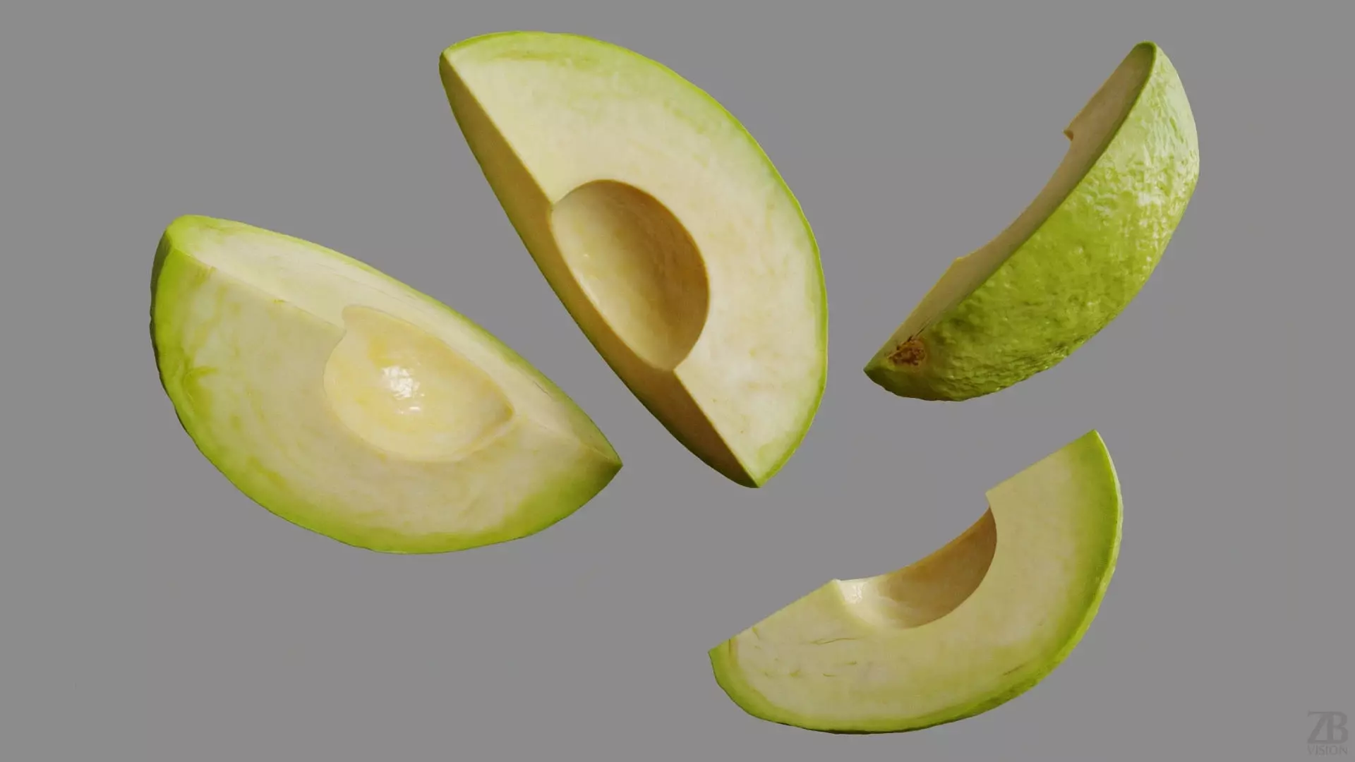 Avocado 3D model_8