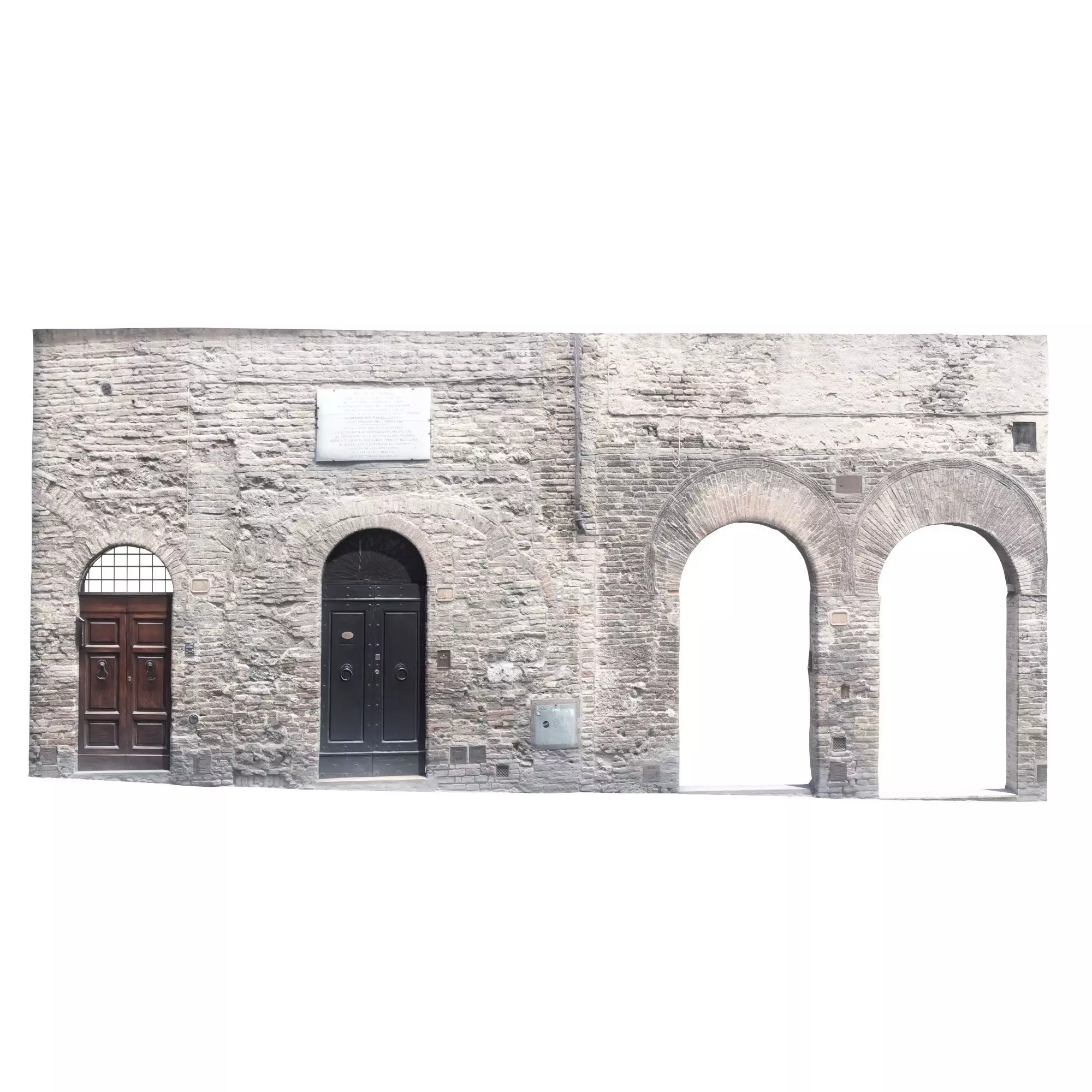 3D Scanned Italian Facade 008 3D model_4