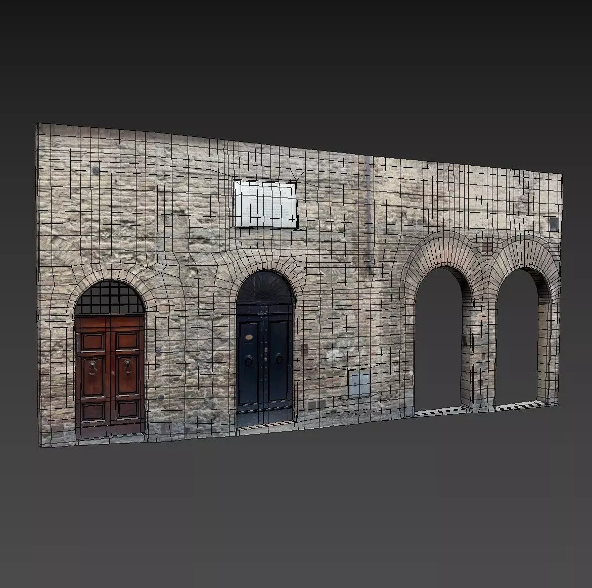 3D Scanned Italian Facade 008 3D model_7