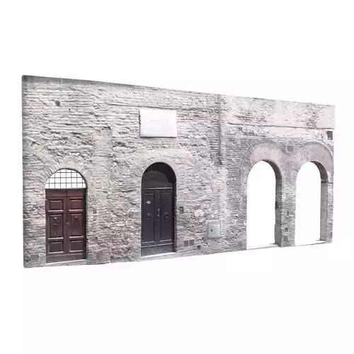 3D Scanned Italian Facade 008 3D model