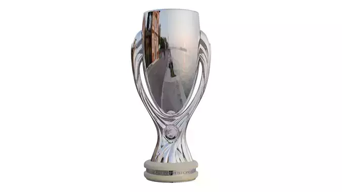 UEFA Super Cup trophy 3D model