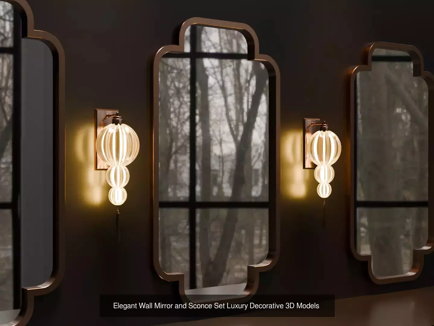 Luxury Decor 3D Asset Pack Elegant Interior Elements Collection _2