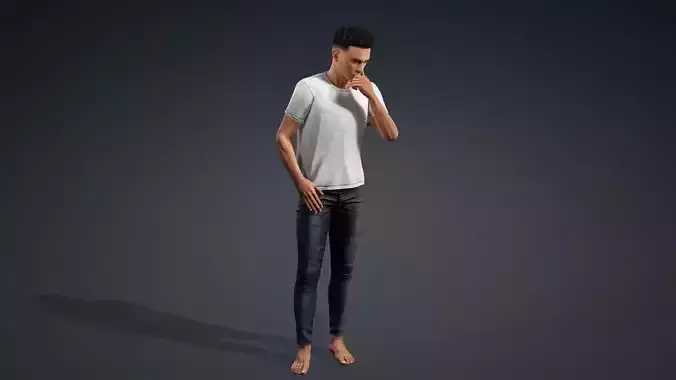 3D Teen Male Character