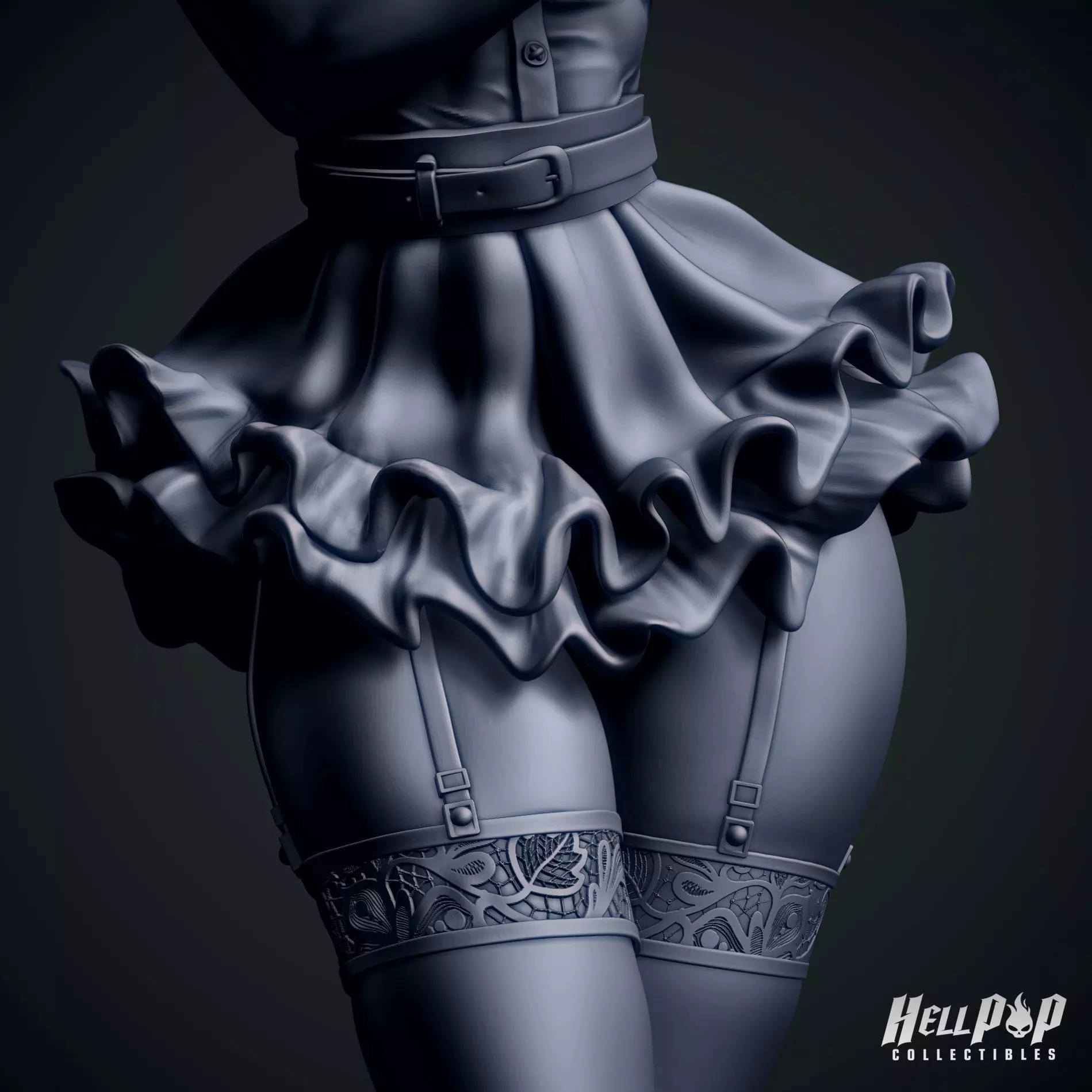 Scream Queens Wednesday STL Printable 3D model 3D model_12