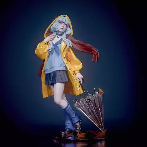 Perfect blue 3D print model