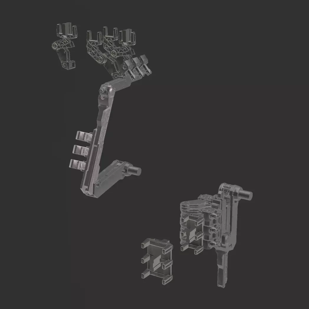 30 Minutes Missions Hanger and Mounts Armored Core 6 3D print model_2