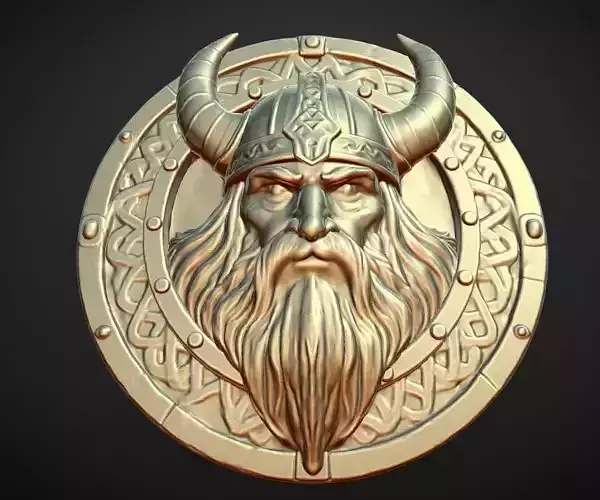 viking norse Drengr wall shield