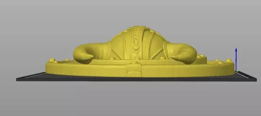 viking norse Drengr wall shield 3D print model_8