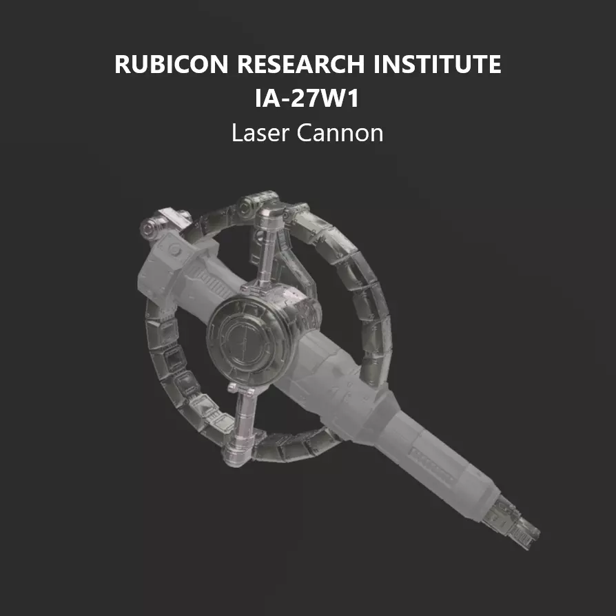 IA-27 Ghost Model Kit Armored Core 6 3D print model_2