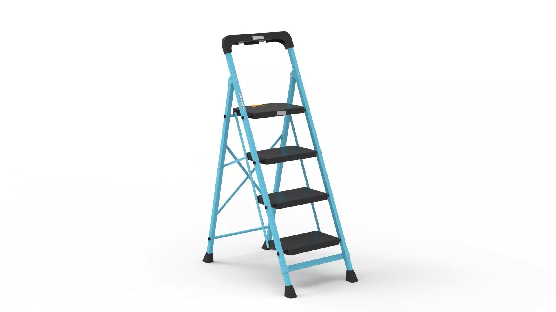 Foldable Step Ladder 3D model_0