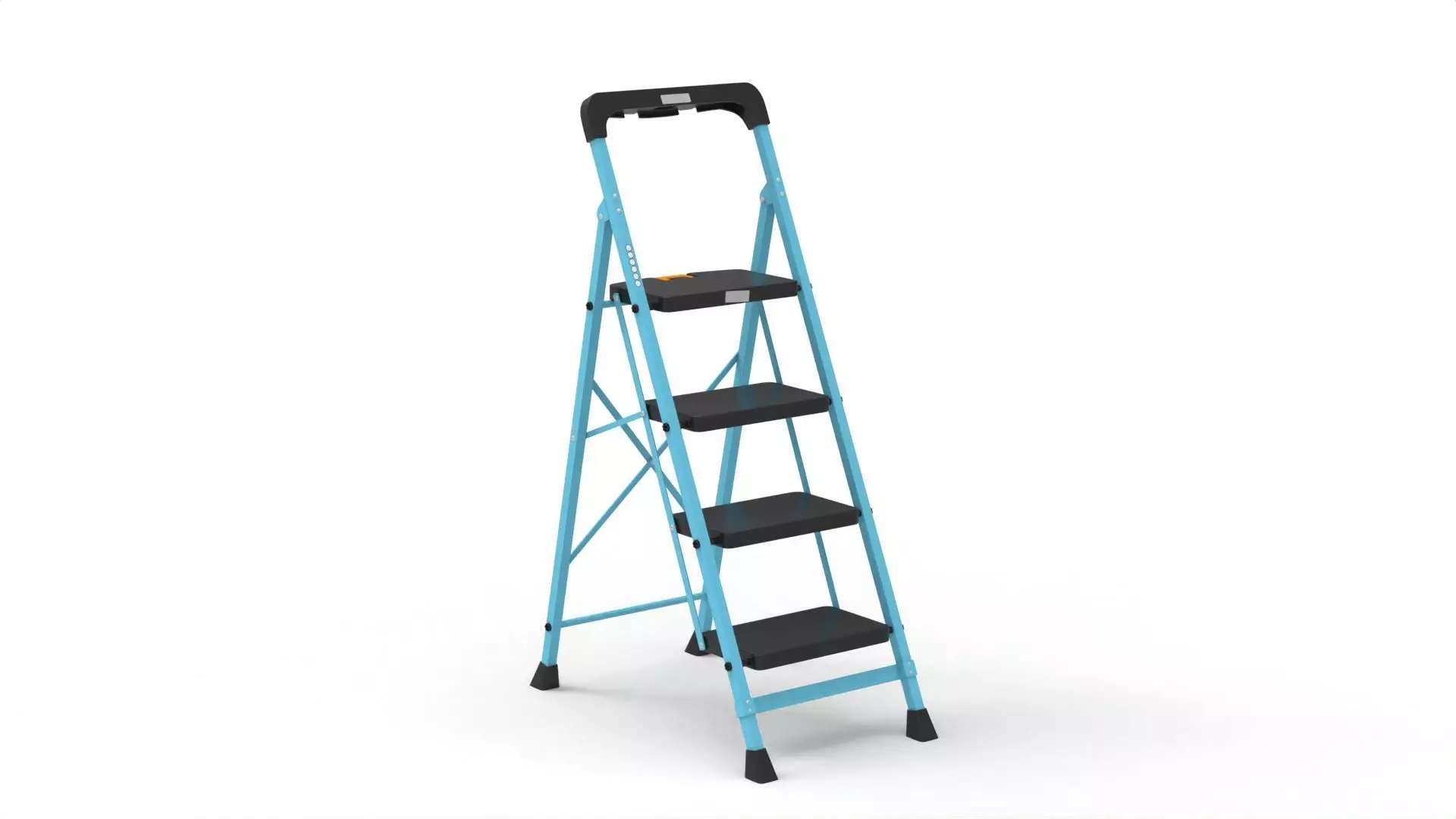 Foldable Step Ladder 3D model_1