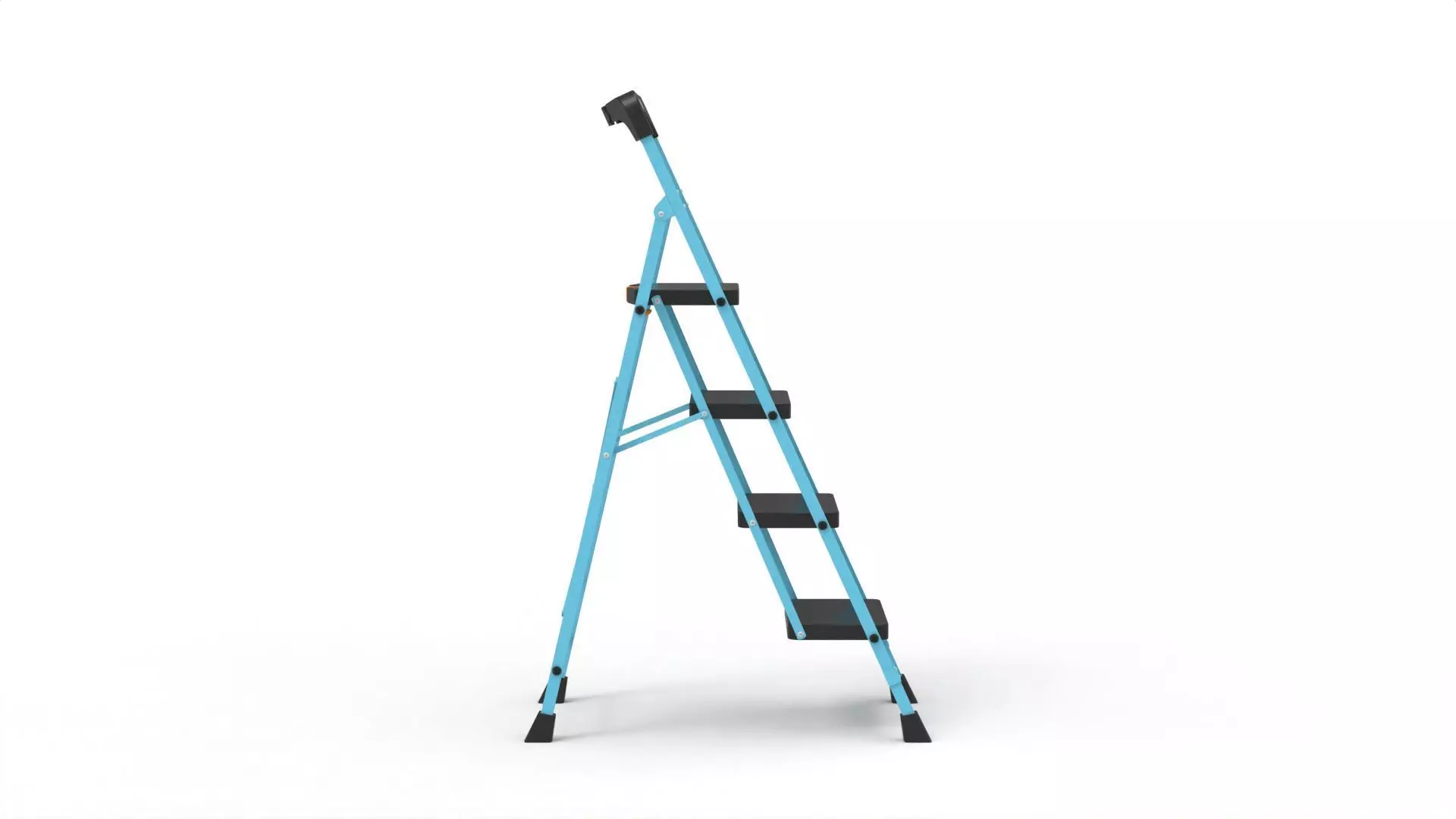 Foldable Step Ladder 3D model_2