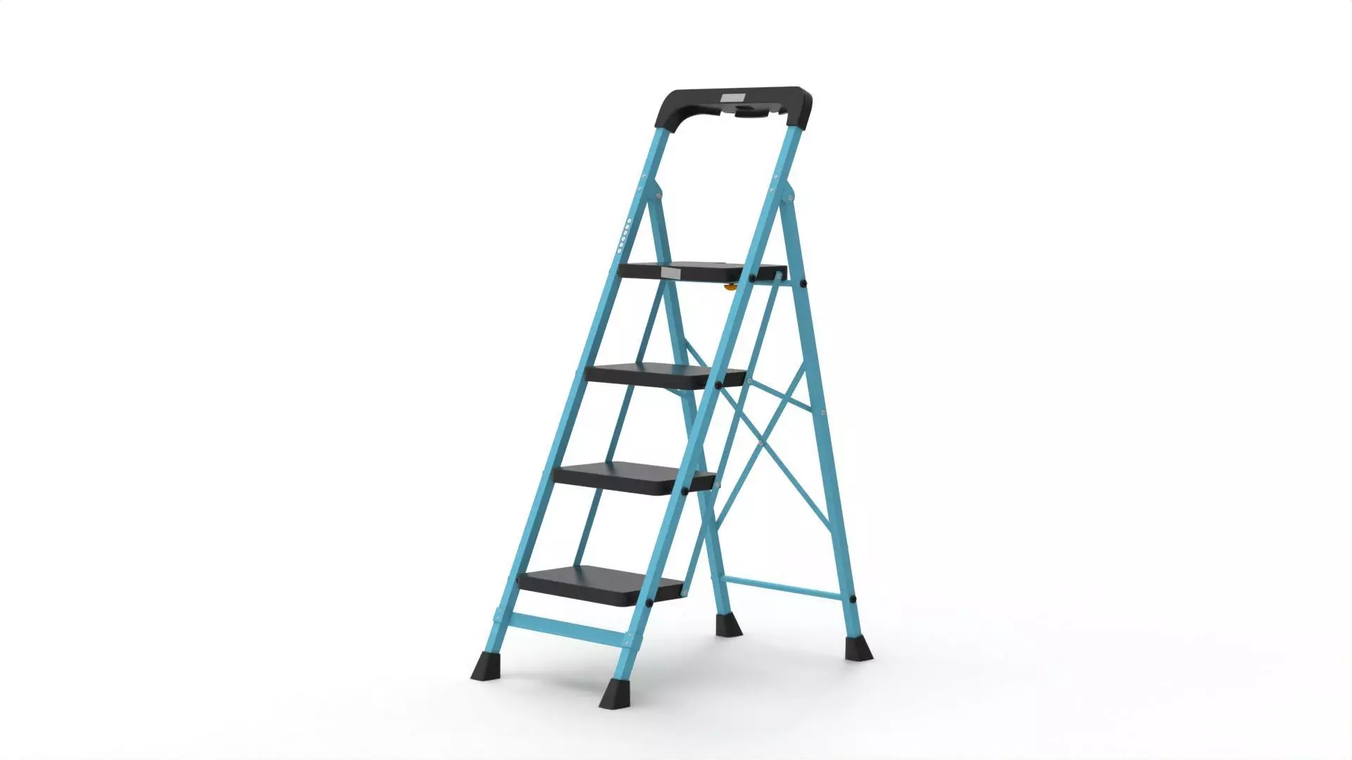 Foldable Step Ladder 3D model_3