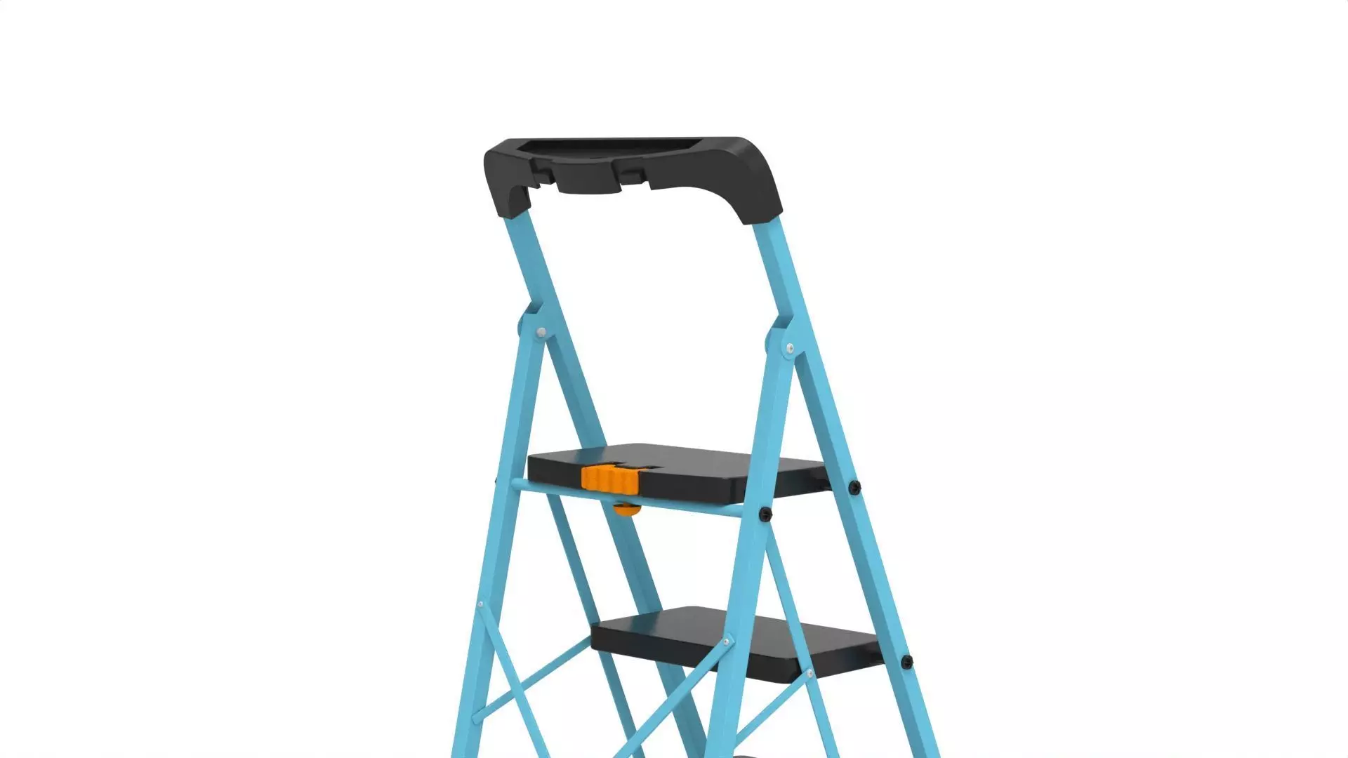 Foldable Step Ladder 3D model_5