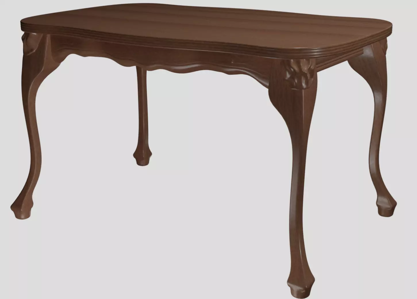Hall Table Walnut 3D model_0