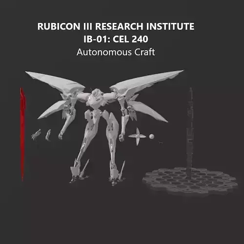 IB-01 CEL 240 IBIS Model Kit  Armored Core 6 3D print model