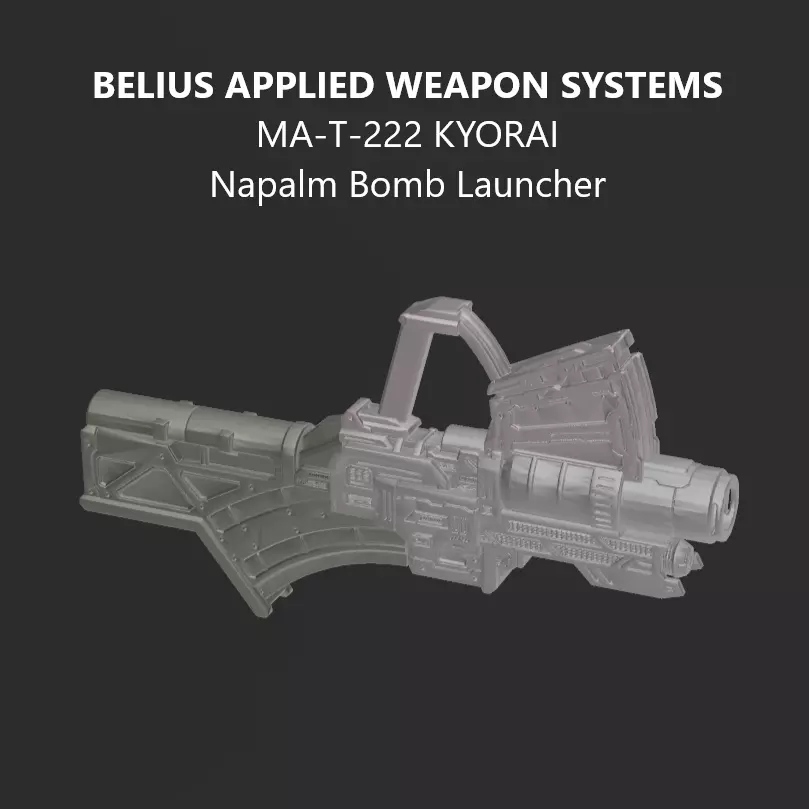 30 Minutes Missions Weapon Pack F Armored Core 6 3D print model_3