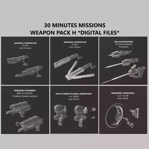 30 Minutes Missions Weapon Pack H Armored Core 6