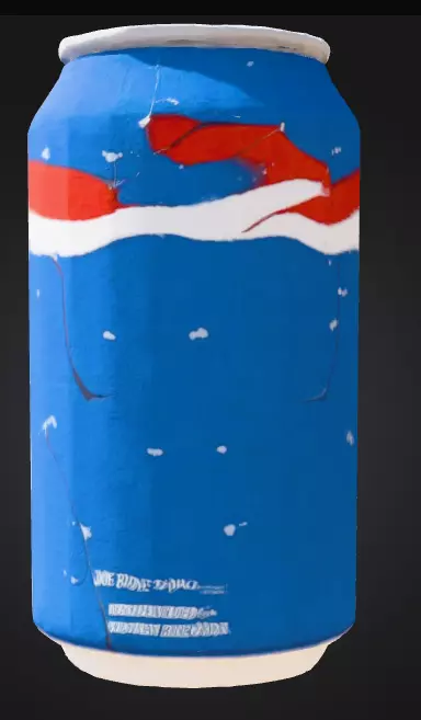 off-brand american president soft drink Low-poly 3D model_3