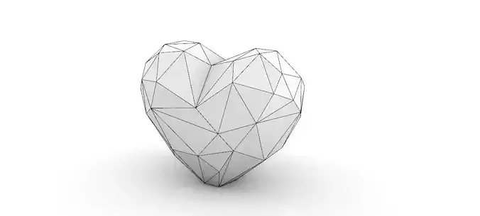 origami  heart shape