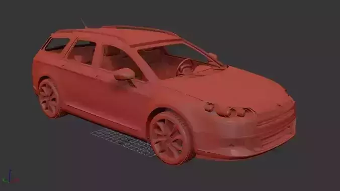 Citroen C5 Tourer 2011 3D print model