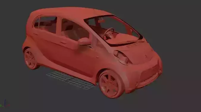Citroen C zero 2011 3D print model