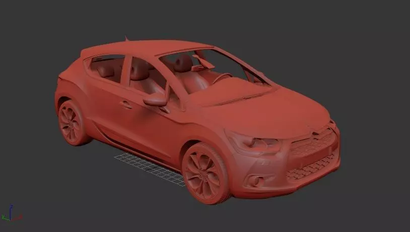 Citroen DS4 2012 3D print model_0