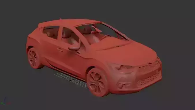 Citroen DS4 2012 3D print model