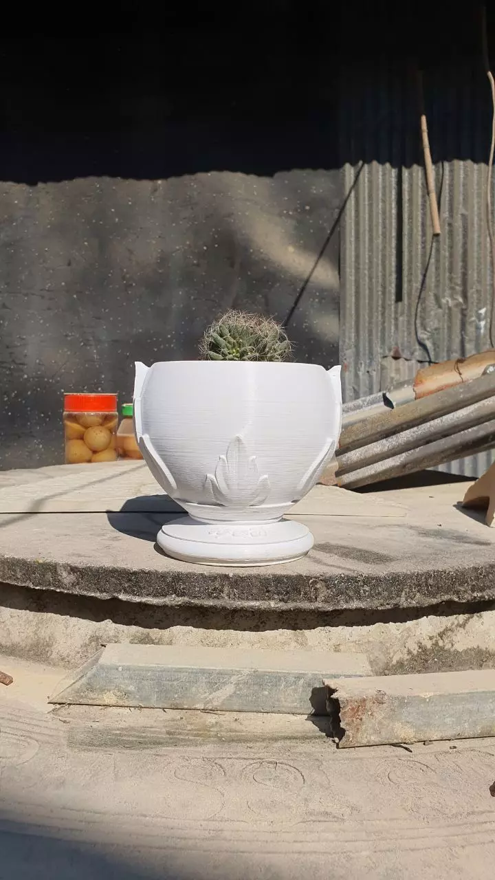 Flower Pot 3D print model_1