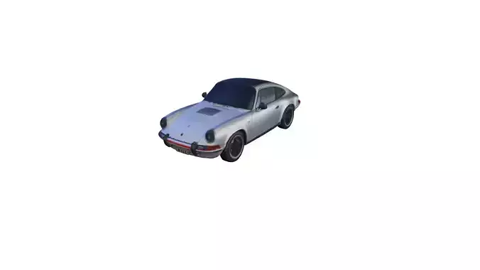 German off-brand luxury racing car bundle Low-poly 3D model